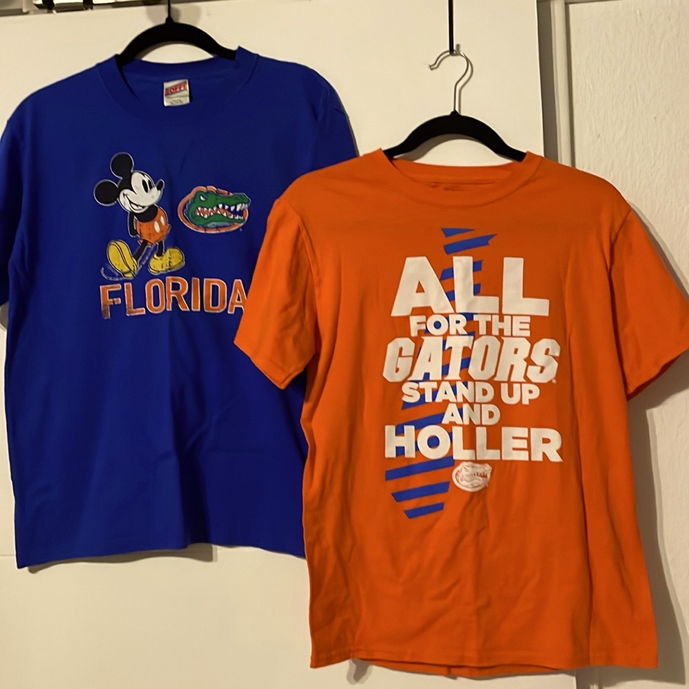 University of Florida Gators - 2 T-shirts for NCAA and Mickey Mouse fans